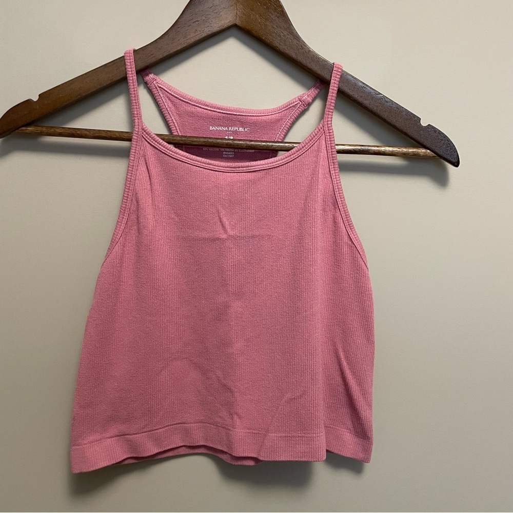 Banana Republic Pink Crop Tank Women’s Small